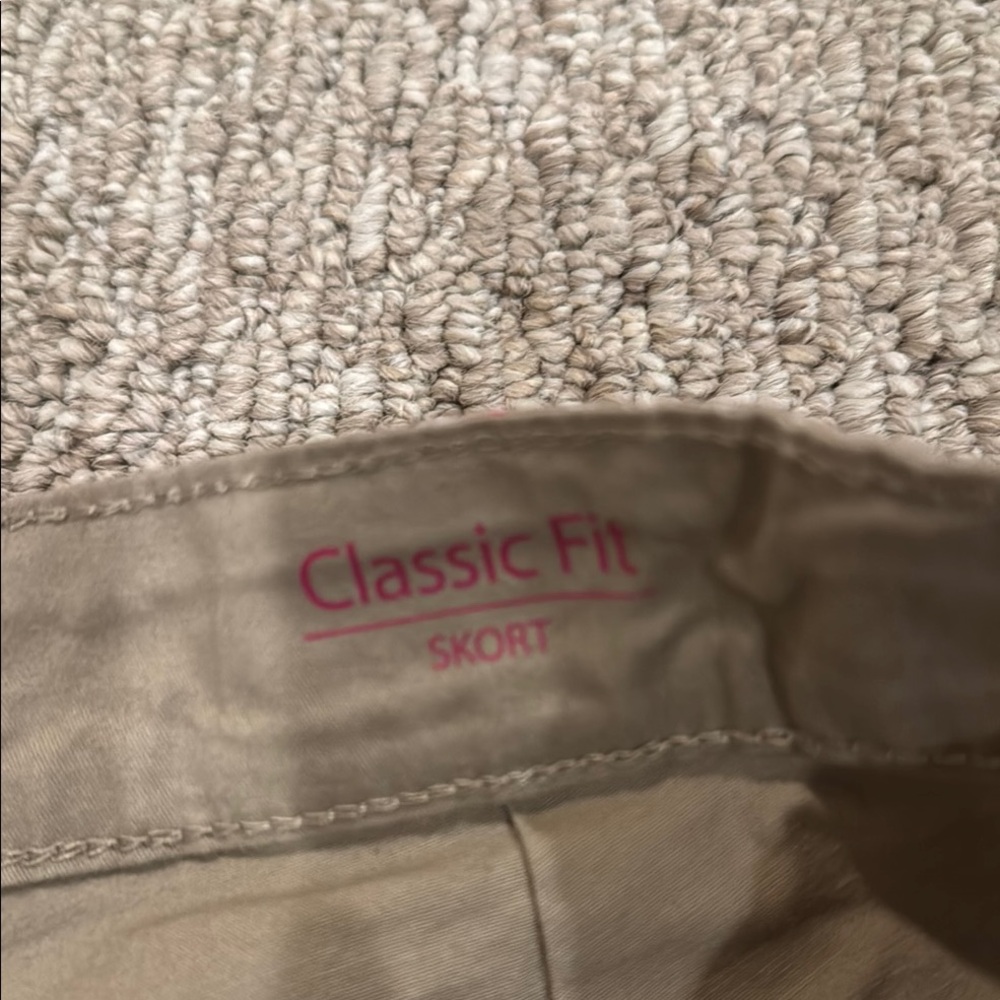 Tan and Pink skort, 10, NWT - Picture 3 of 6